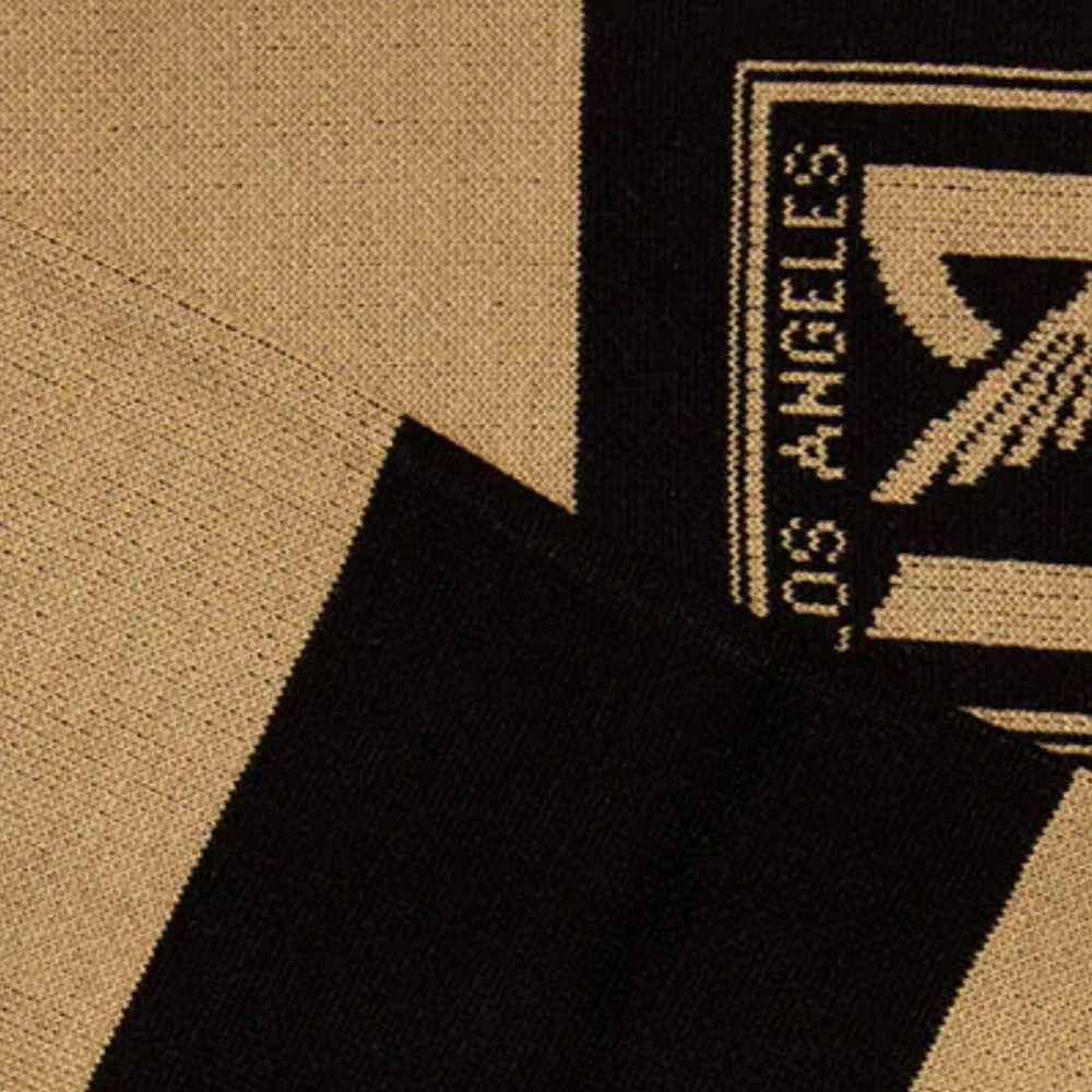 RUFFNECK LAFC Los Angeles Football Fan Club Fanatics Black Gold Supporter Scarf